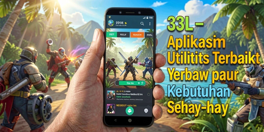 Tampilan aplikasi 33L yang modern dan fungsional untuk utilitas harian.