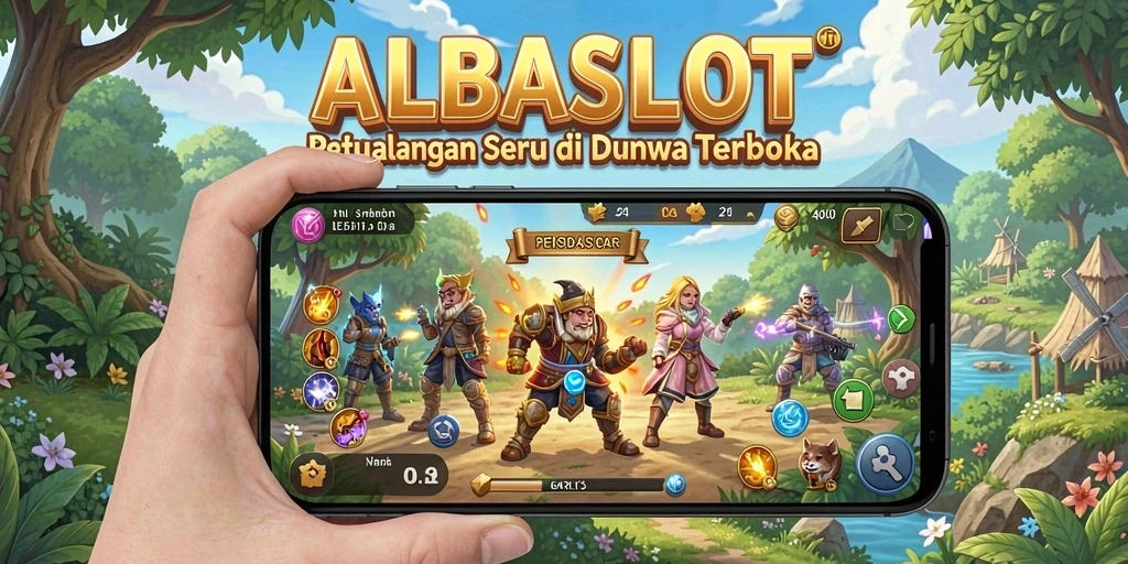 Tampilan gameplay seru di dunia terbuka ALBASLOT.