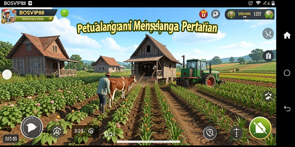 BOSVIP88 menampilkan pengalaman seru di ladang pertanian.