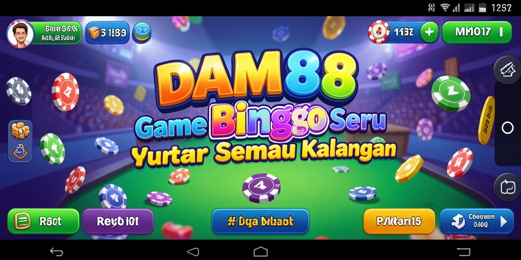 Tampilan screenshot dari gameplay Bingo yang seru di DAM88.