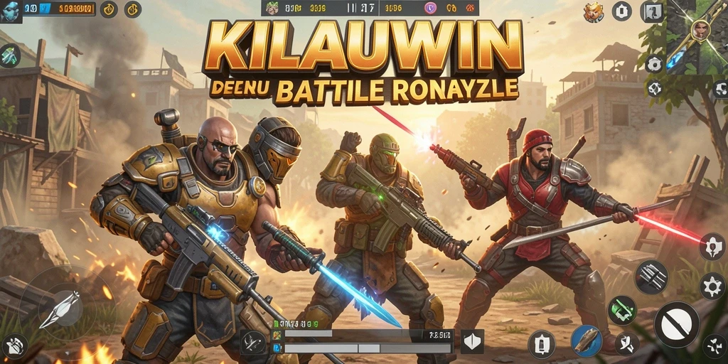 Tampilan gameplay seru di KILAUWIN dengan pertempuran mendebarkan.