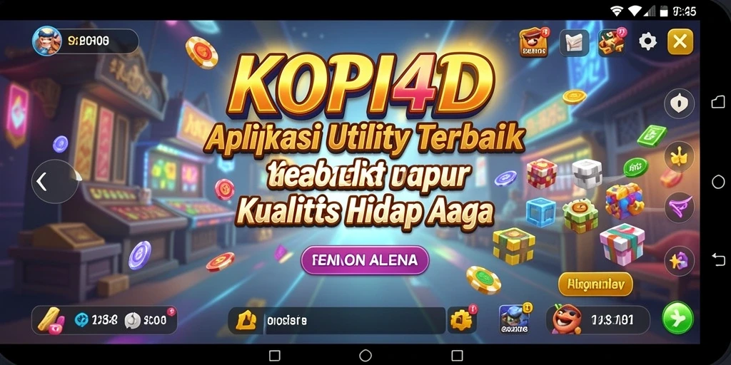 Tampilan screenshot utama KOPI4D yang menunjukkan fitur utility dengan jelas.