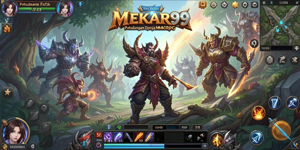 Gameplay seru dan menarik di dunia MEKAR99.