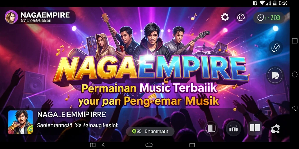 Tampilan gameplay NAGAEMPIRE yang seru dan interaktif.