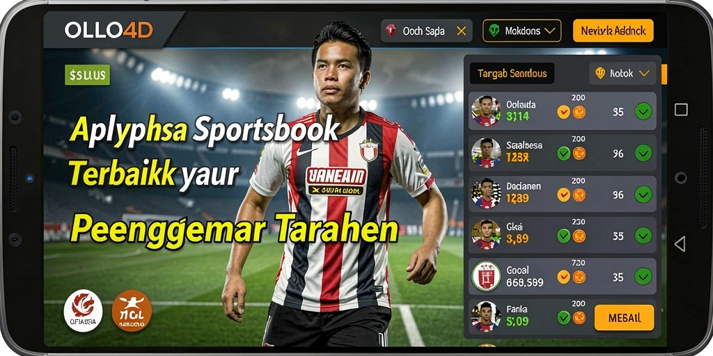 Screenshot utama OLLO4D menampilkan gameplay sportsbook yang dinamis.