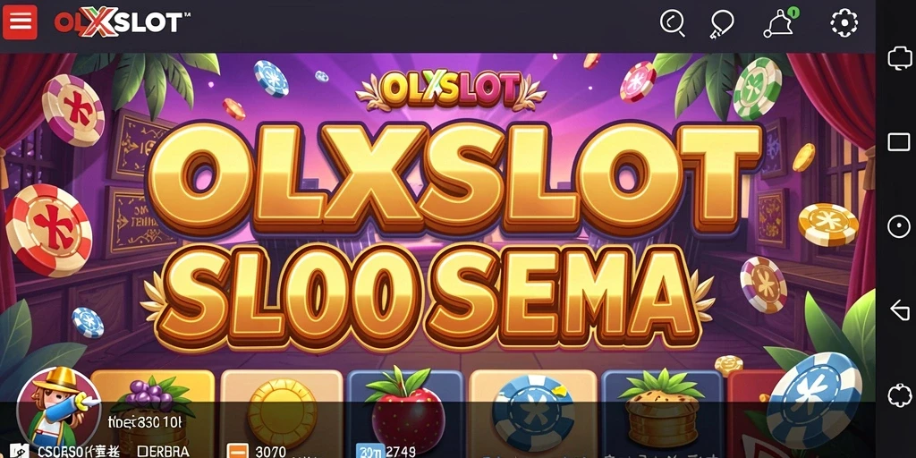 Screenshot gameplay OLXSLOT menampilkan putaran Slot yang mendebarkan.