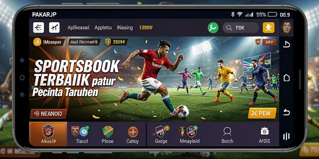 Tampilan gameplay PAKARJP dengan interface interaktif taruhan olahraga.