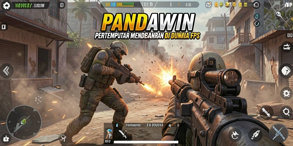 Gameplay intens dan mendebarkan dalam PANDAWIN.