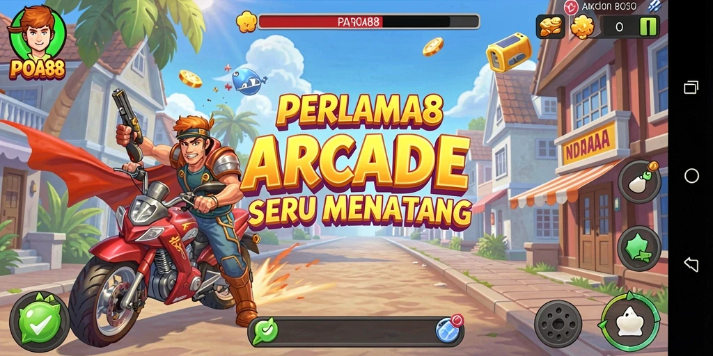 Screenshot gameplay POA88 menampilkan aksi seru permainan arcade.