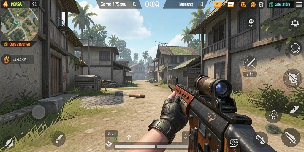 Tampilan menegangkan dari gameplay TPS yang mendebarkan.