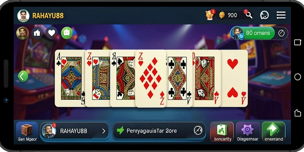 Tampilan gameplay seru di RAHAYU88 dengan interaksi pemain.
