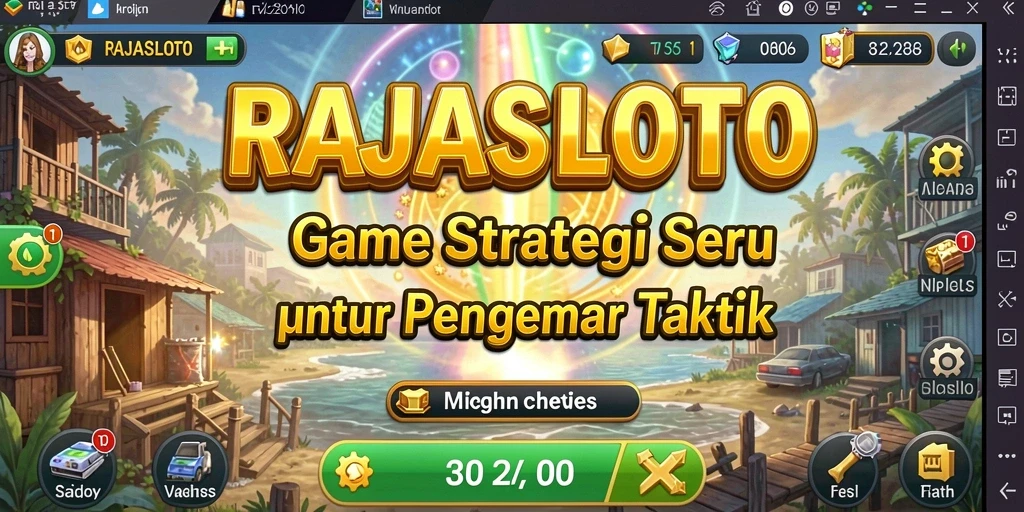 Tampilan gameplay RAJASLOTO yang menegangkan dan penuh strategi.