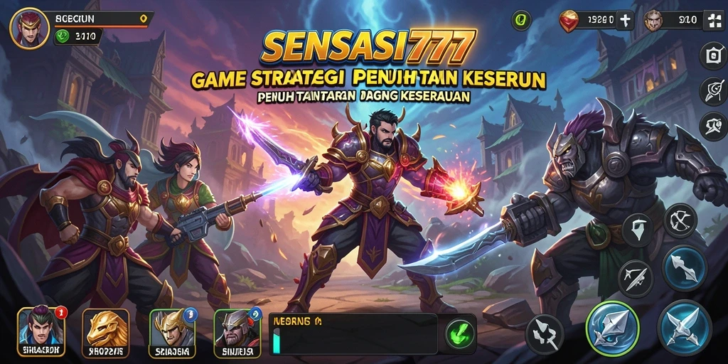 Tampilan menarik gameplay strategis SENSASI777.