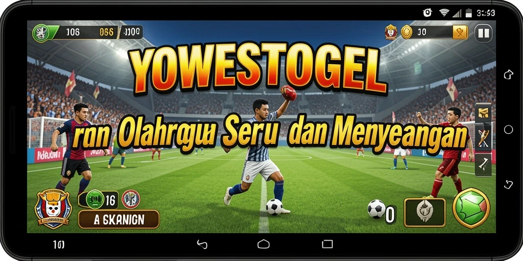 Tampilan menarik dari gameplay olahraga dalam YOWESTOGEL.